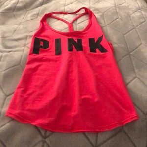 Pink workout tank